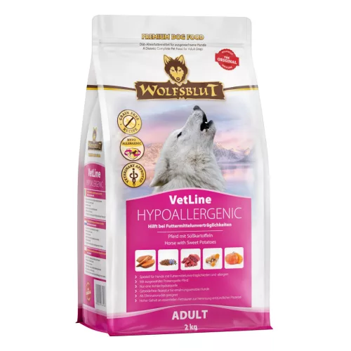 Wolfsblut VetLine Hypoallergenic Ló 2kg száraz kutyatáp